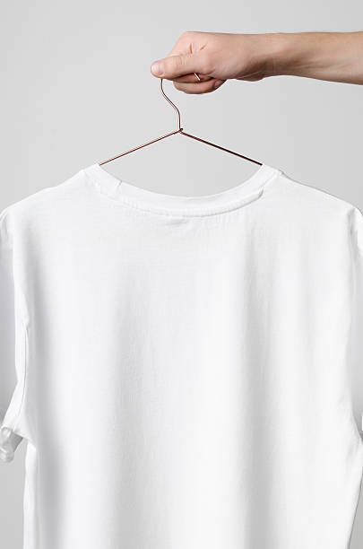 istock Men's Crew Neck T-Shirt Mock-Up - Backside 598078140