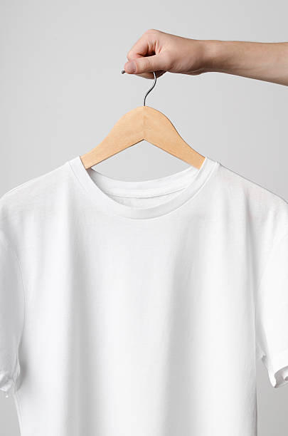 istock Men's Crew Neck T-Shirt Mock-Up 598078258