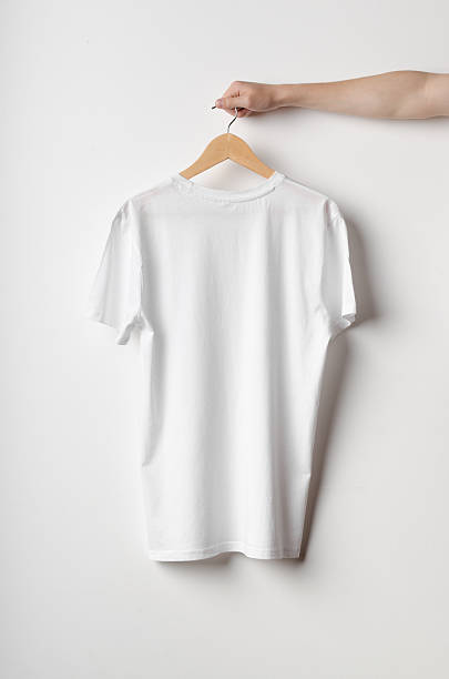 istock Men's Crew Neck T-Shirt Mock-Up - Backside 598078588