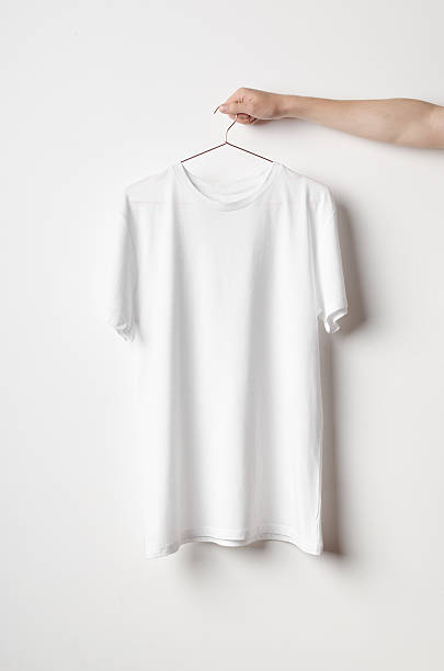 istock Men's Crew Neck T-Shirt Mock-Up 598078680