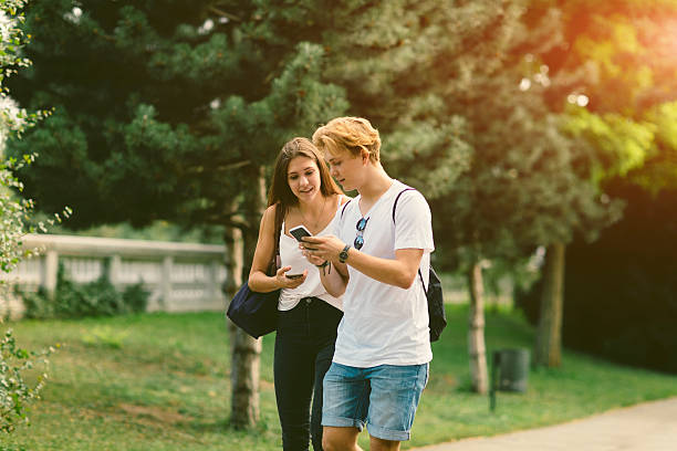istock Teenage Couple Mobile Gaming 598078702