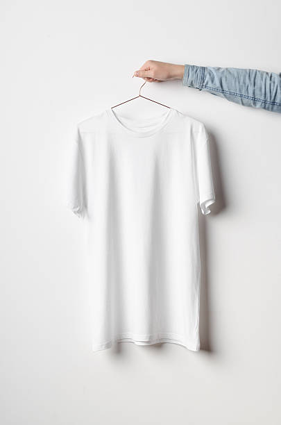 istock Men's Crew Neck T-Shirt Mock-Up 598078924