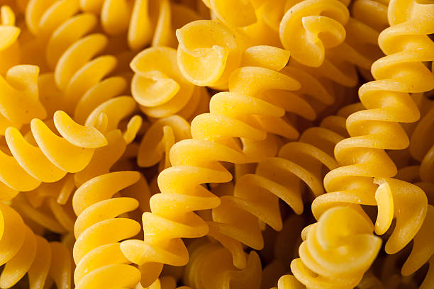 istock Raw Dry Organic Fusilli Pasta 598085628