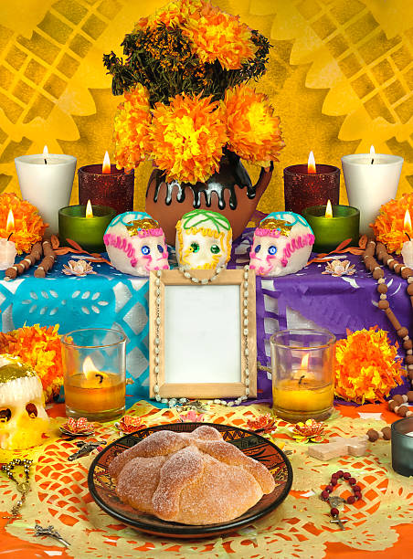 istock Mexican day of the dead altar (Dia de Muertos) 598086706