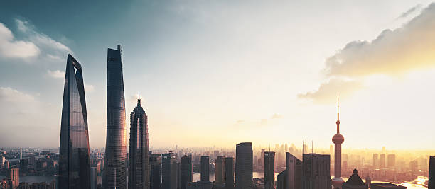 istock Shanghai Lujiazui Financial District Sunset 598087532