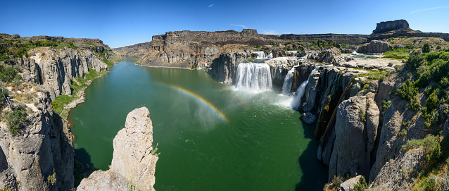 Shoshone Falls located along the Snake River in Idaho.