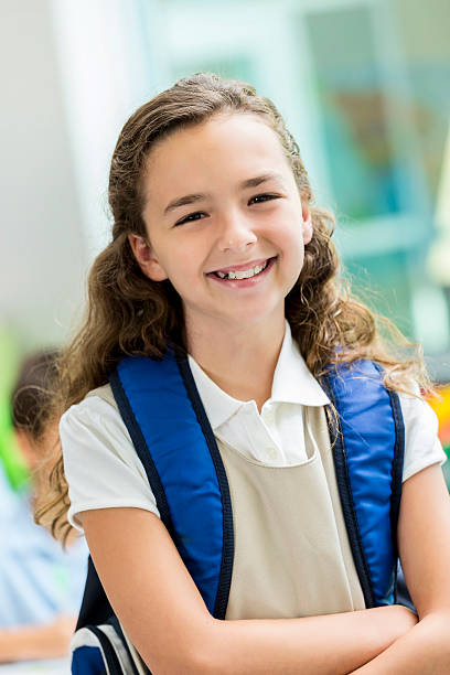 istock Portrait of pretty private school student 598087810