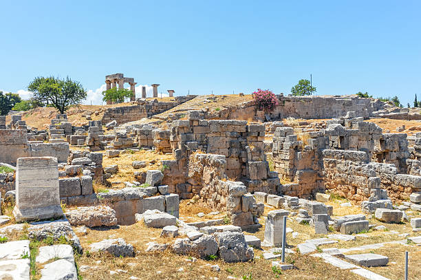 istock Ancient Corinth, Greece - The Temple of Apollo 598087944