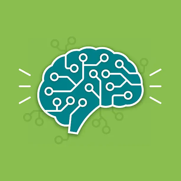 Vector illustration of Digital Brain