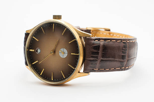istock Vintage Wrist watches on white background. 598088896