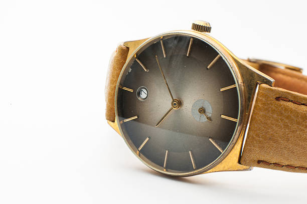 istock Vintage Wrist watches on white background. 598088954