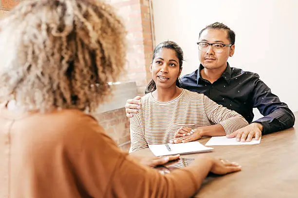 Couple on consultation