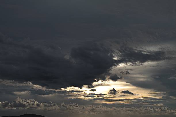 istock Background of the sky with cloud at sunset 598092818