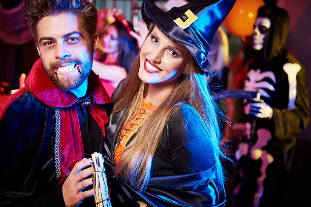 350+ Vampire Couple Costumes Stock Photos, Pictures & Royalty-Free ...