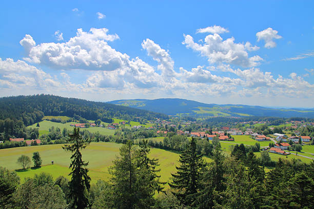 istock Cloud Bavarian landscape of the valley. 598099928