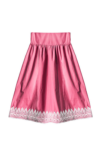 istock Pink skirt isolated 598129702