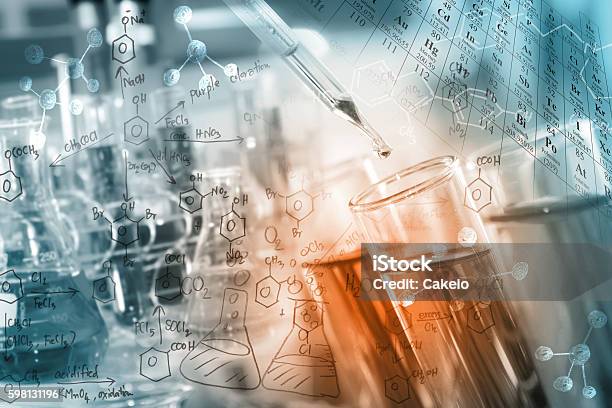 Sciencechemical Concept Stock Photo - Download Image Now - Chemistry, Chemical, Laboratory