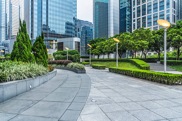 área de negocios de hong kong - hong kong city urban scene building exterior fotografías e imágenes de stock