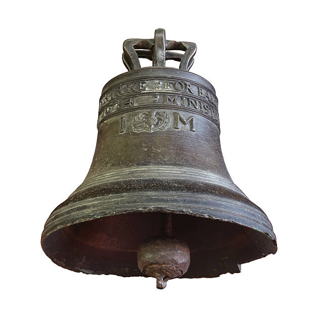 istock The old church bell isolated in white 598133172