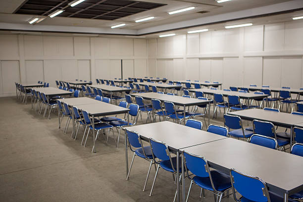 istock empty restaurant cafeteria in toei studios at kyoto japan 598133490