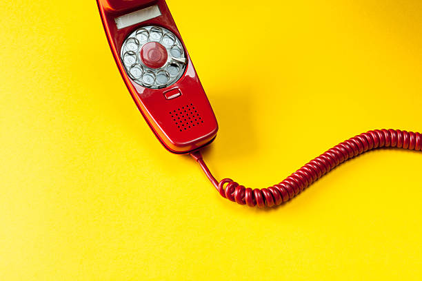 istock Vintage red phone 598135810