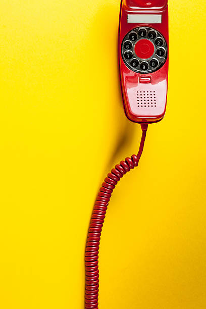 istock Vintage red phone 598136780