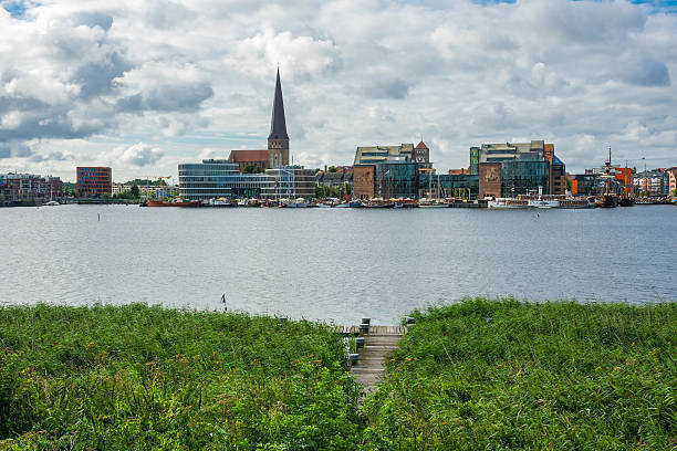 istock View over the river Warnow to Rostock (Germany) 598137018