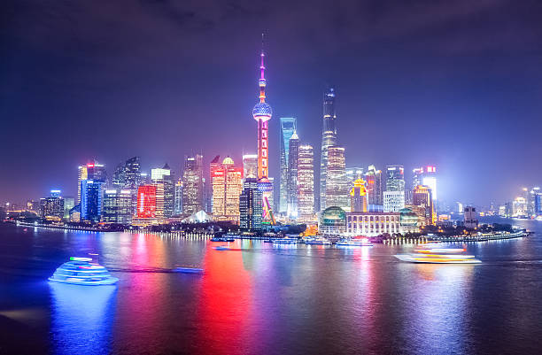 istock beautiful night scene in shanghai 598137332