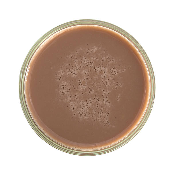 istock Glass of chocolate milk. 598139300