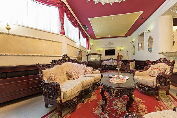 istock Interior of a hotel lobby 598140118