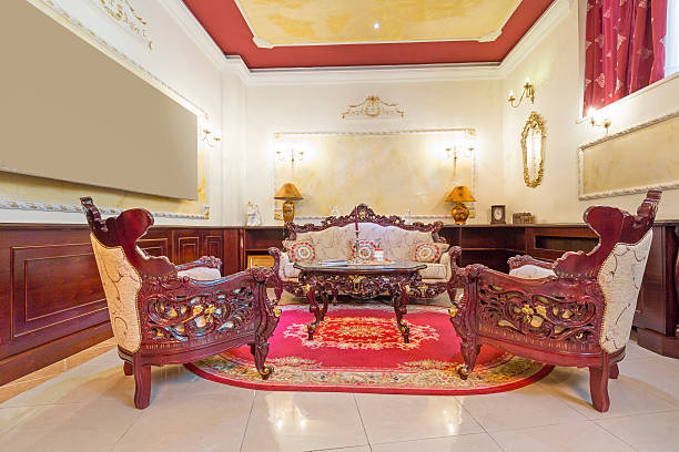 istock Interior of a hotel lobby 598141116