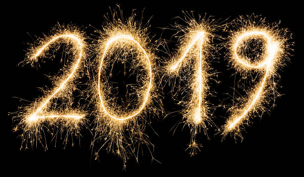 istock Sparkling golden New Year 2019 598142182