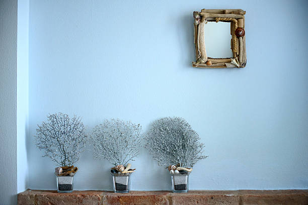 istock Blue House interior sea decoration 598147156