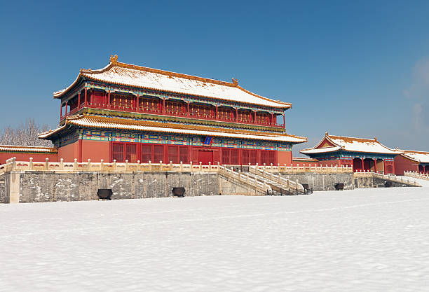 istock Pristine snow in the Forbidden City, Beijing 598149876