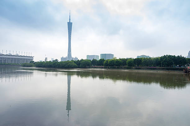 istock modern skyscrapers in Guangzhou, China 598152454