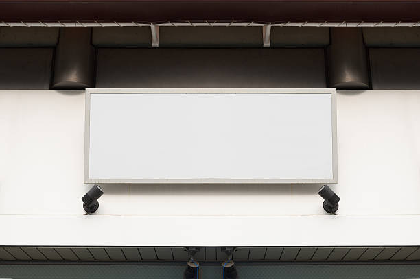 istock Large blank billboard on a street wall 598153752