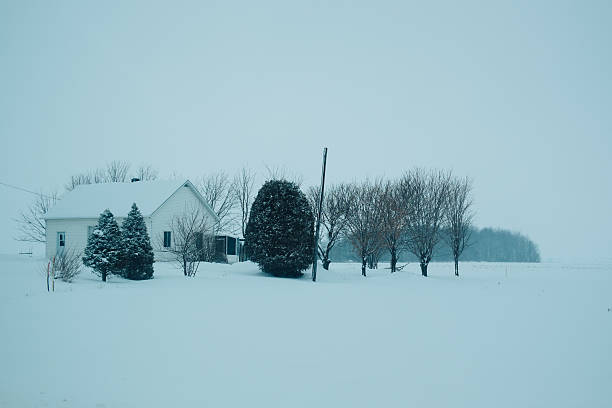 istock Canadian winter rural scene 598158356
