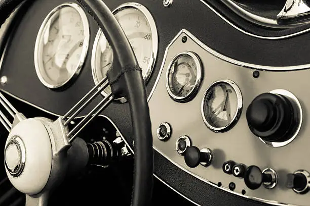 Photo of Old car dashboard