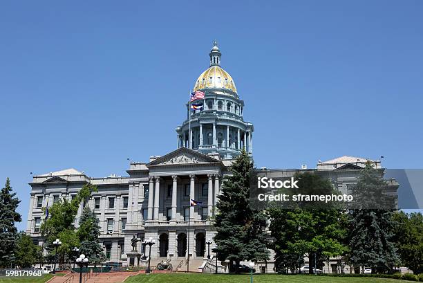 Colorado State Capitol Building Stock Photo - Download Image Now - Capital Cities, Denver, Colorado