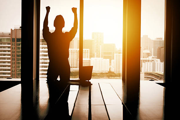 istock Success businessman in meeting room 598174582