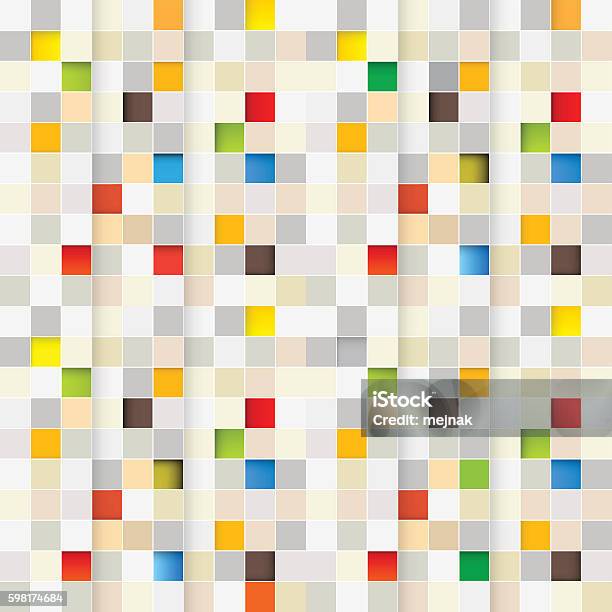 Small Square Subtle Pattern Seamless Little Squares Pattern Stock Illustration - Download Image Now ...