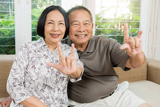 istock Happy senior Asian couple 598175148