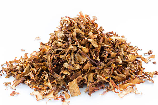 istock Dried chanterelle mushrooms 598176058