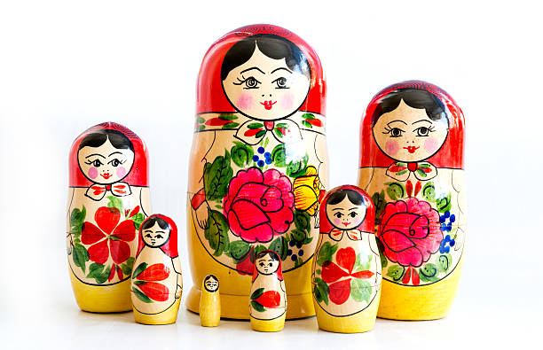 istock Traditional Russian matryoshka dolls 598178230