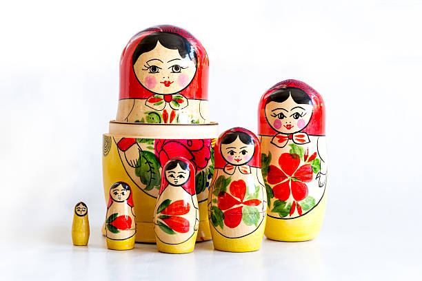 istock Traditional Russian matryoshka dolls 598178296