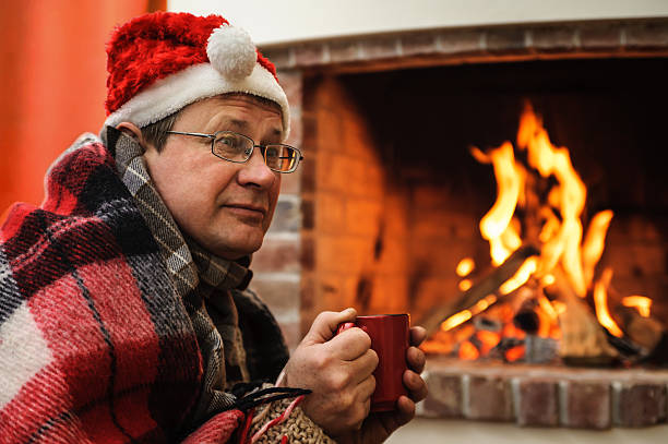 istock Man in warm clothing with cup 598178844