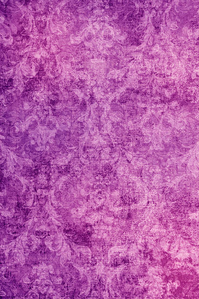 istock Purple Floral Abtract Background 598179260