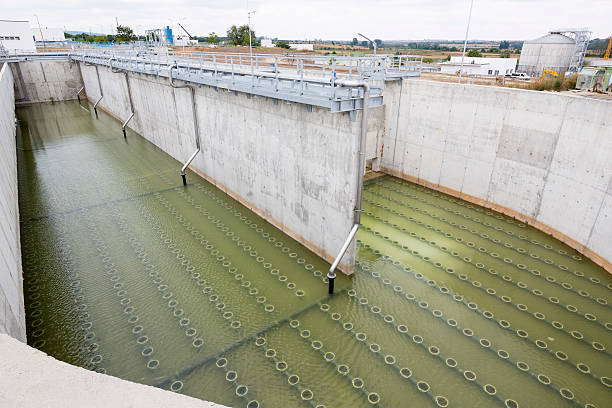 istock Wastewater treatment plant Water tank 598213950