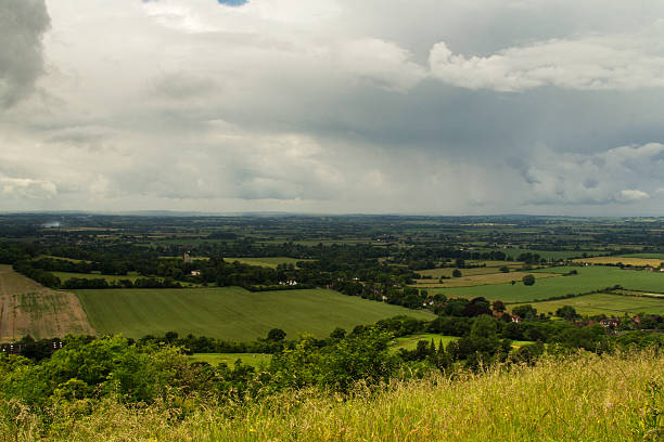 istock Cloudy view over the Chilterns in Buckinghamshire 598214152