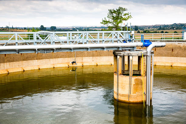 istock Wastewater treatment plant Water tank 598214320